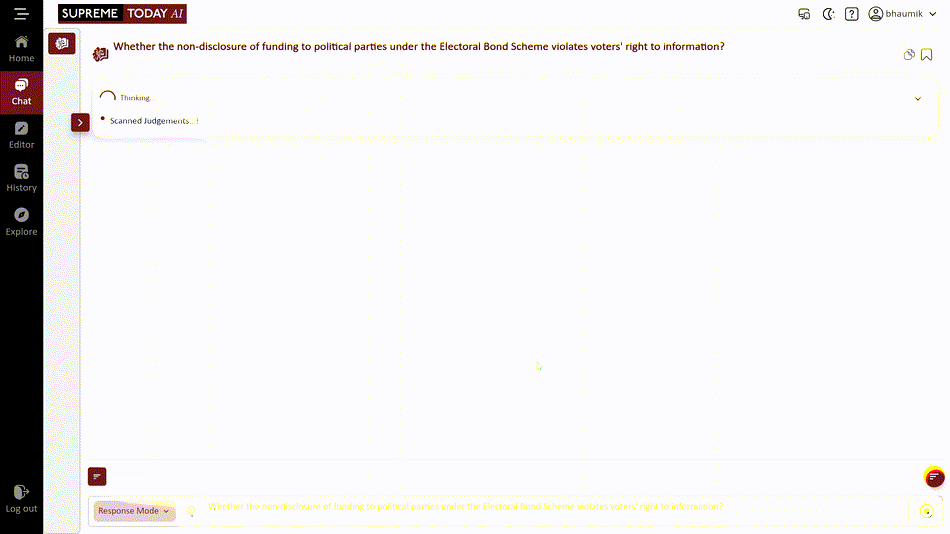 AI Package electoral funding example